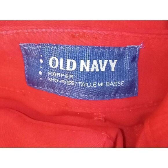 Old Navy Harper mid-rise , red pants size 4 - Picture 3 of 4